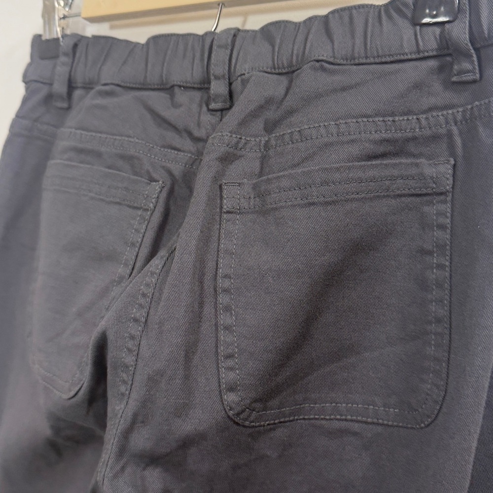 Pact Women’s Charcoal Gray Wide leg organic cotton pants size small - Picture 7 of 10